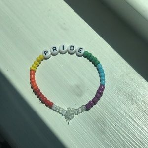 pride bracelet/double ring